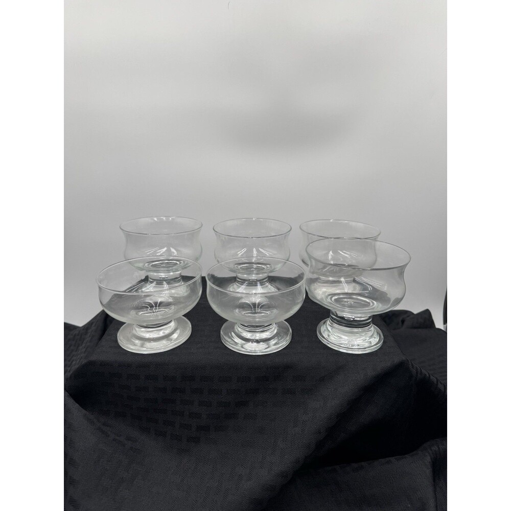 Dansk Set of 6 Glass Dessert Bowls
